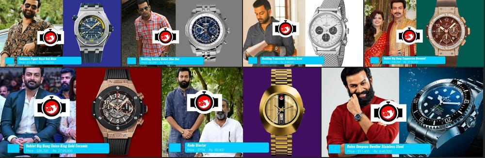 Delving into Prithviraj Sukumaran's Impressive Watch Collection